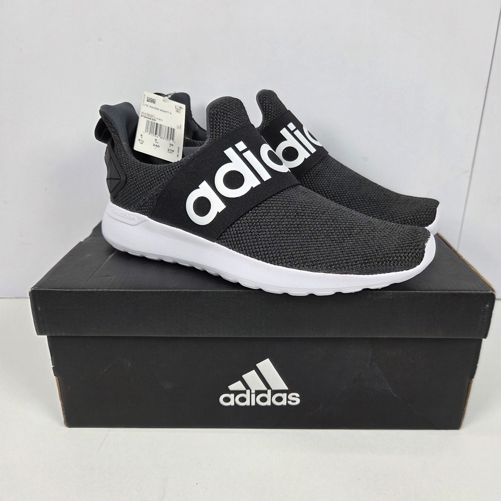 adidas Unisex Lite Racer Adapt K Slip On Running Shoes FW2620 Size 5.5